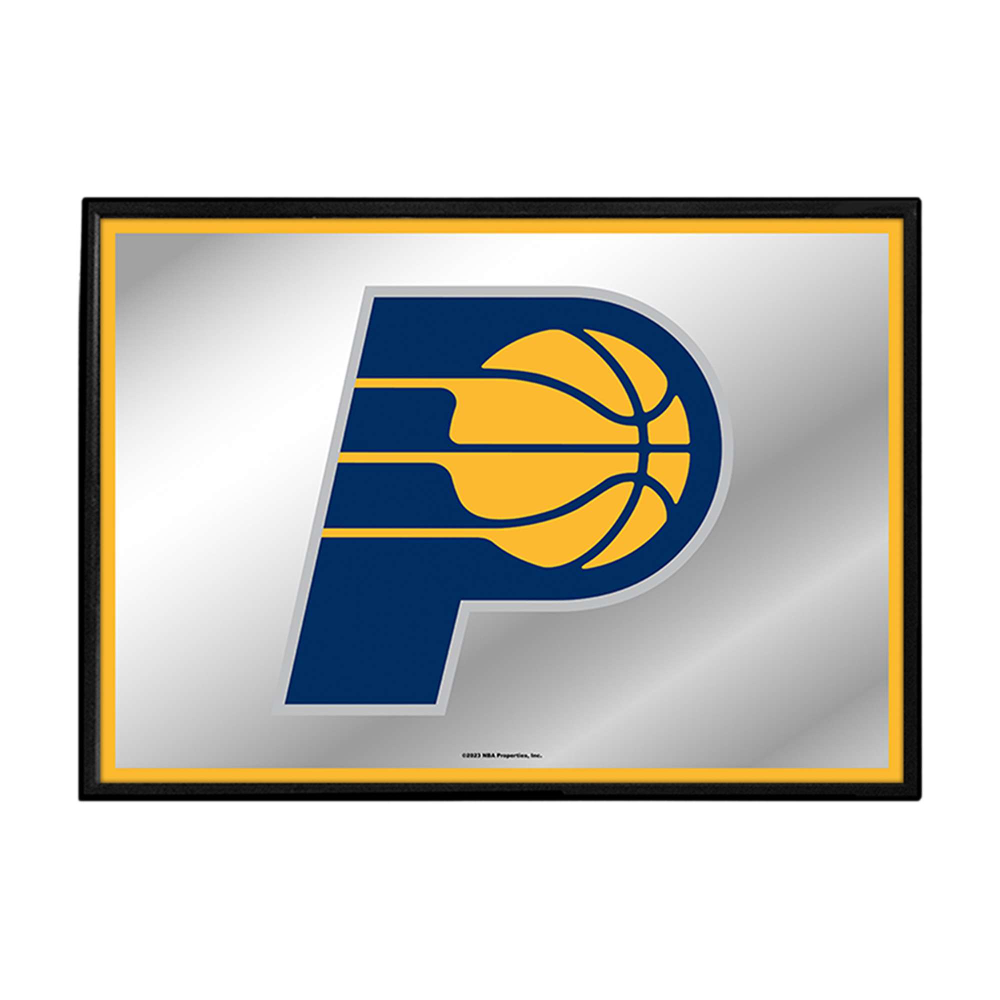 Indiana Pacers: Framed Mirrored Wall Sign