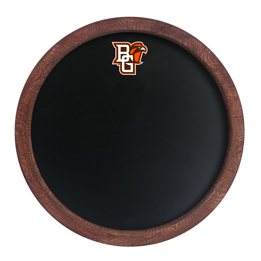 Bowling Green Falcons Chalkboard "Faux" Barrel Top Sign  