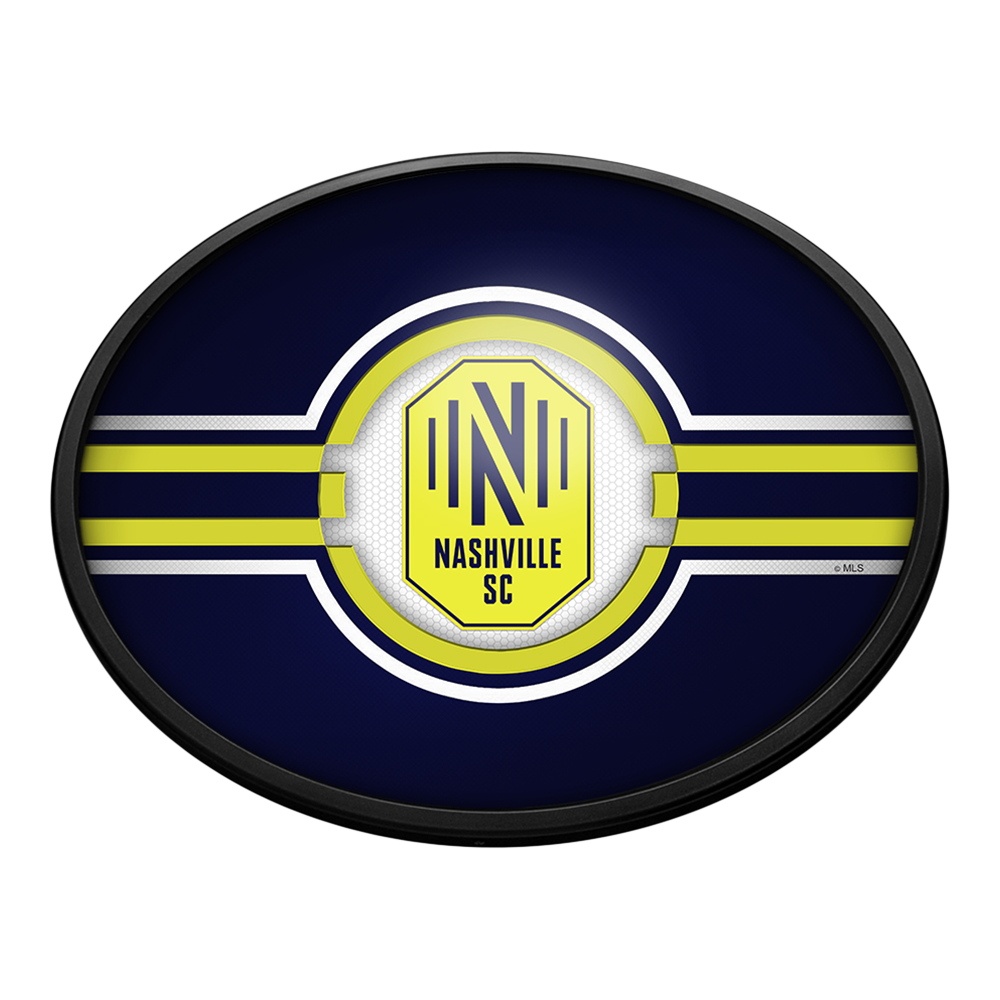 Nashville SC: Oval Slimline Lighted Wall Sign  