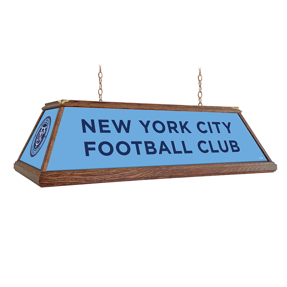 New York City FC: Premium Wood Pool Table Light  