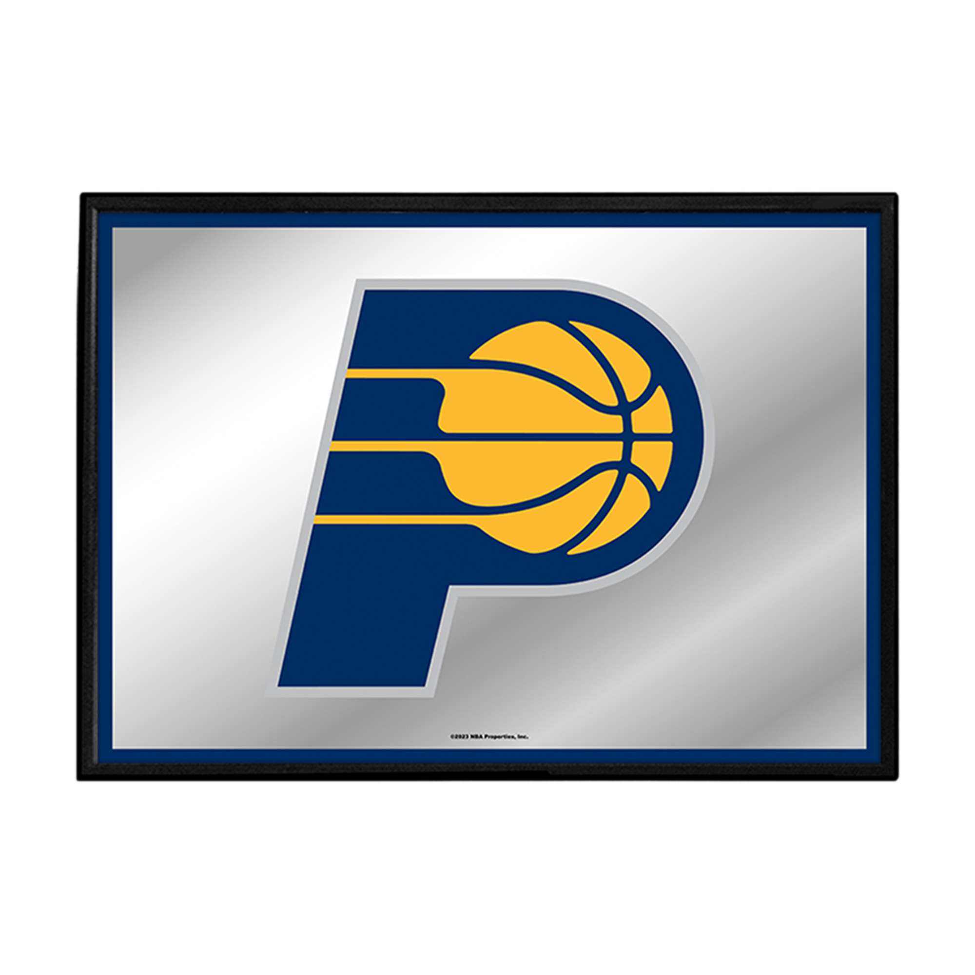 Indiana Pacers: Framed Mirrored Wall Sign
