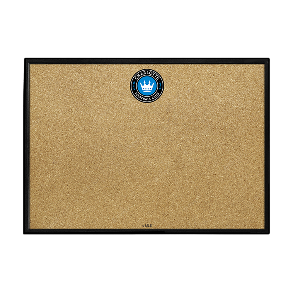 Charlotte FC: Framed Cork Board Wall Sign