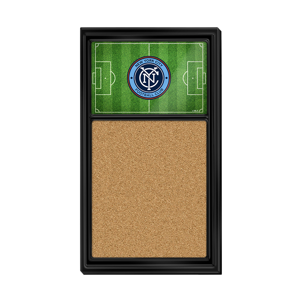 New York City FC: Pitch - Cork Note Board  