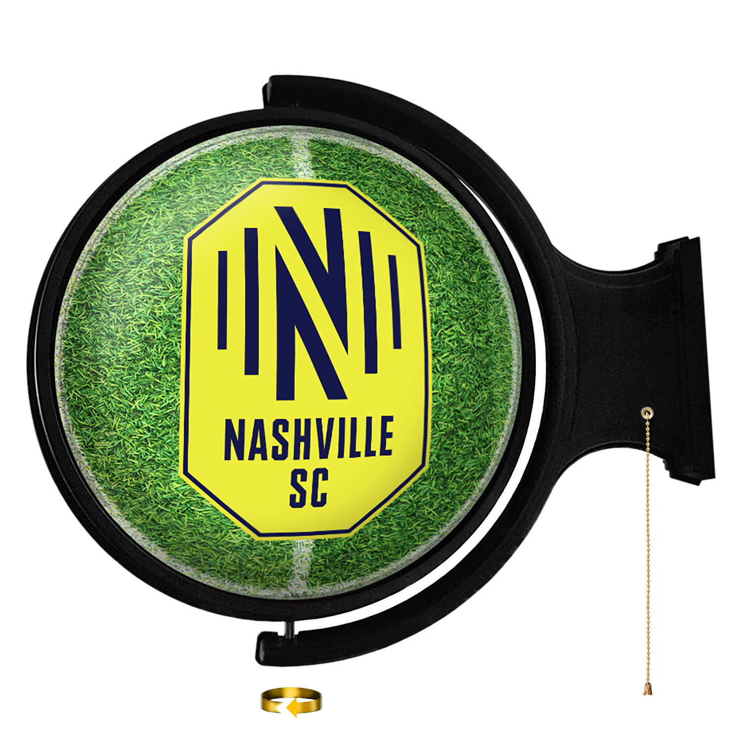 Nashville SC: Pitch - Original Round Rotating Lighted Wall Sign