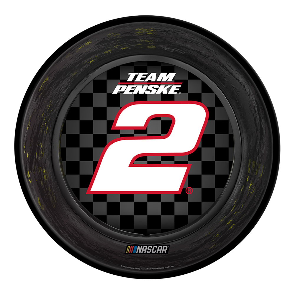 Austin Cindric: Tire Framed - Modern Disc Wall Sign