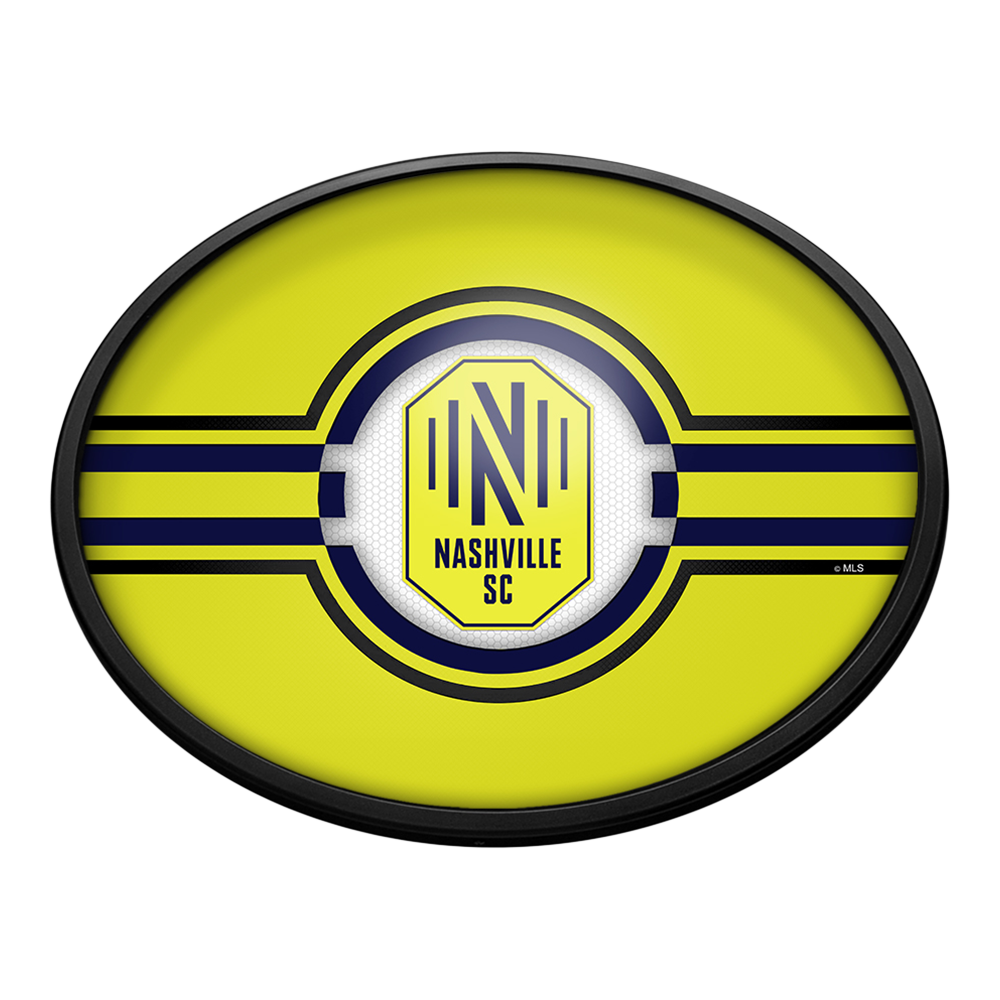 Nashville SC: Oval Slimline Lighted Wall Sign  