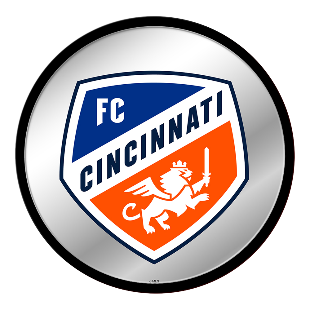 FC Cincinnati: Modern Disc Mirrored Wall Sign
