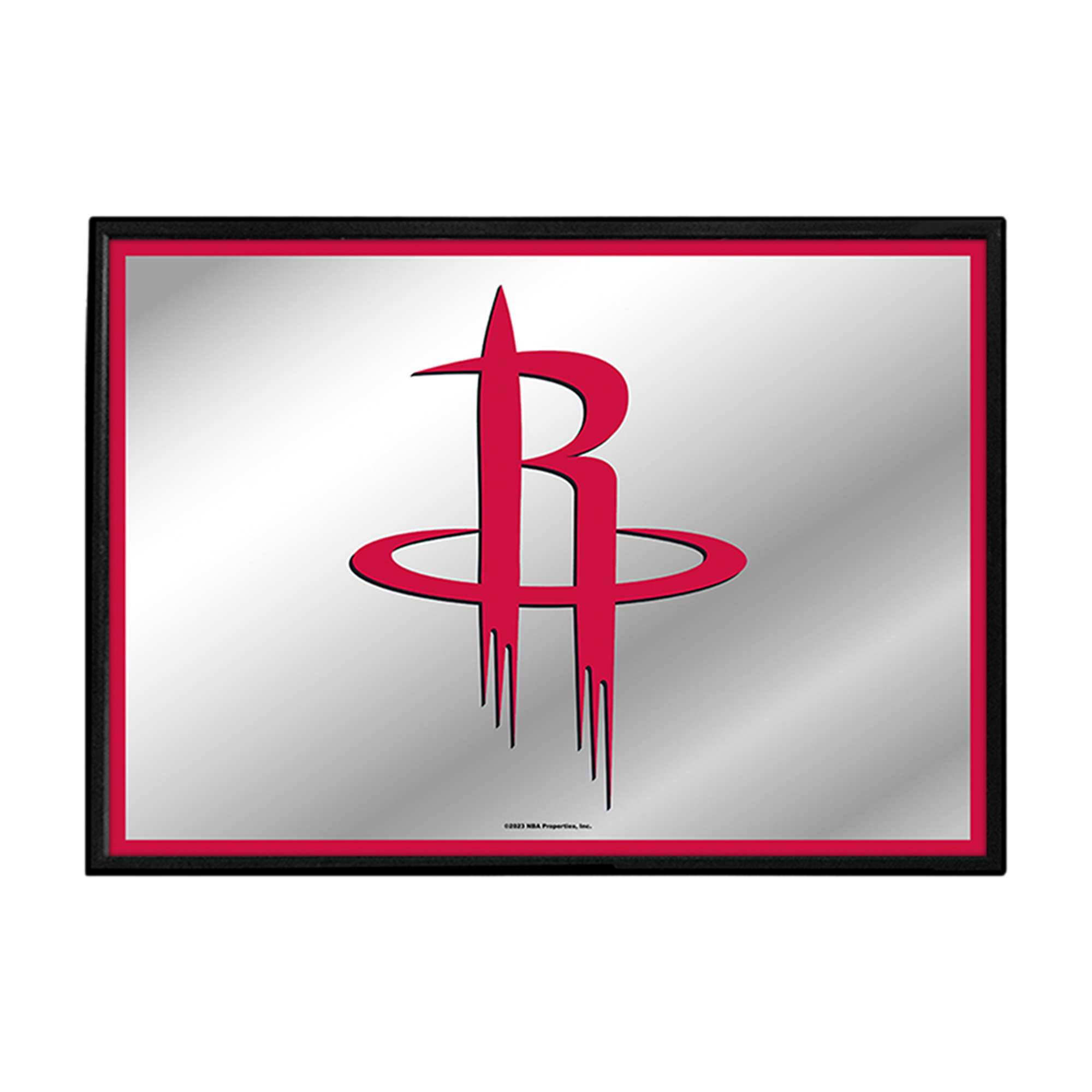 Houston Rockets: Framed Mirrored Wall Sign