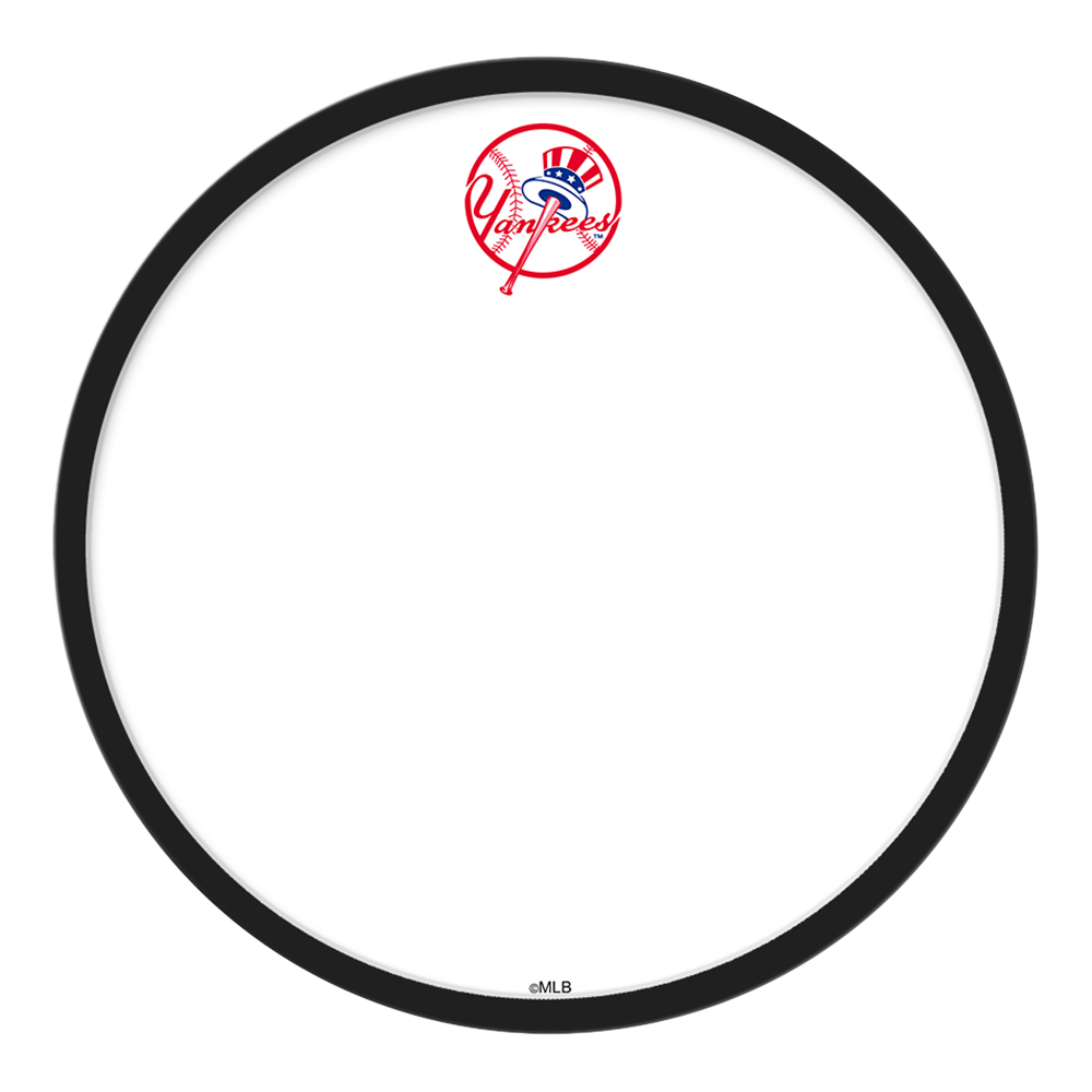 New York Yankees Modern Disc Dry Erase Wall Sign  