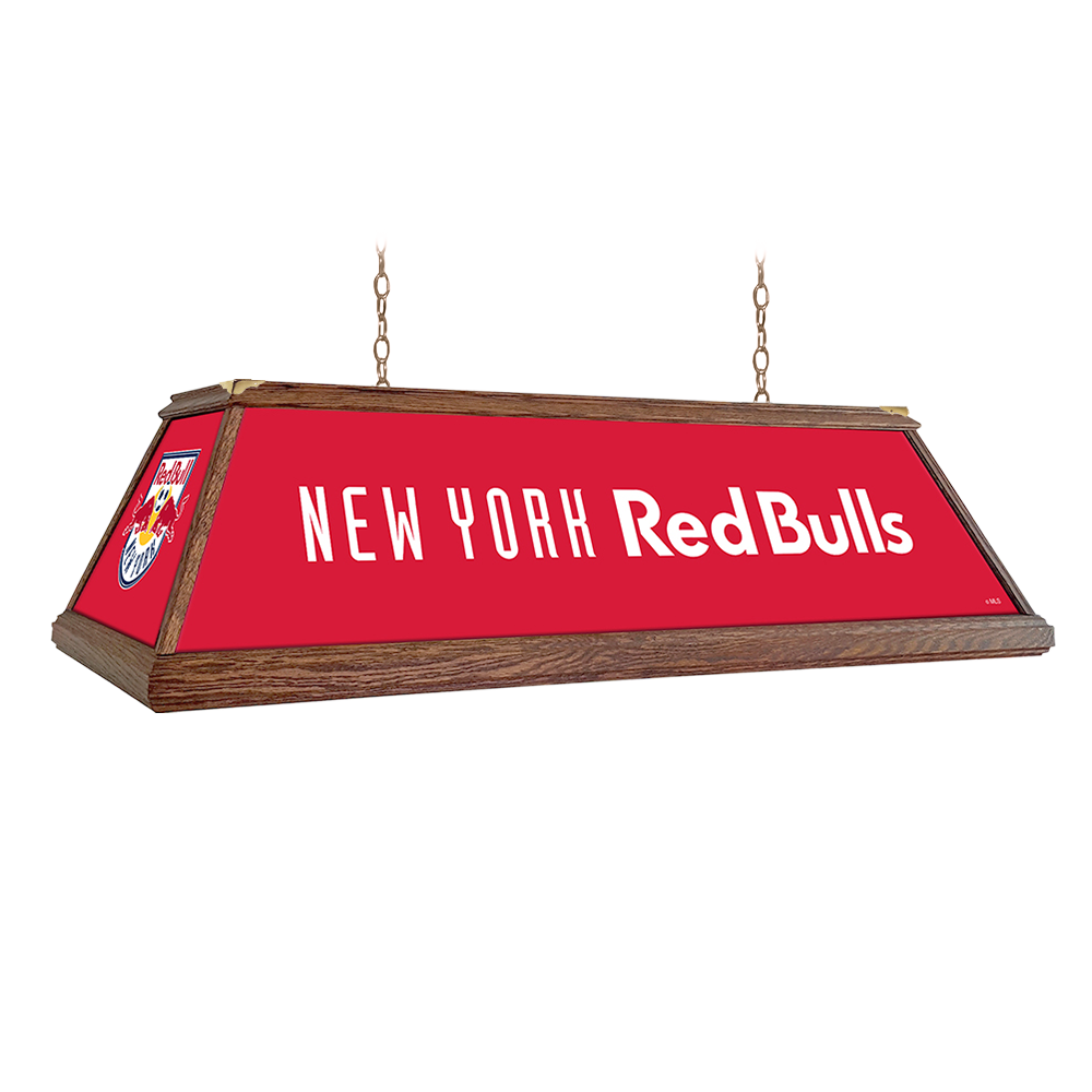 New York Red Bulls: Premium Wood Pool Table Light  