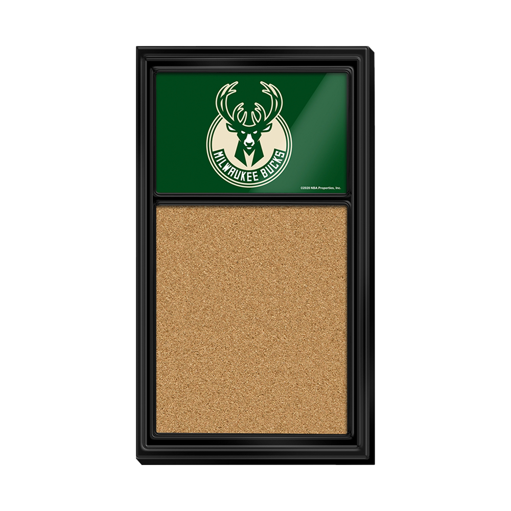 Milwaukee Bucks: Cork Note Board