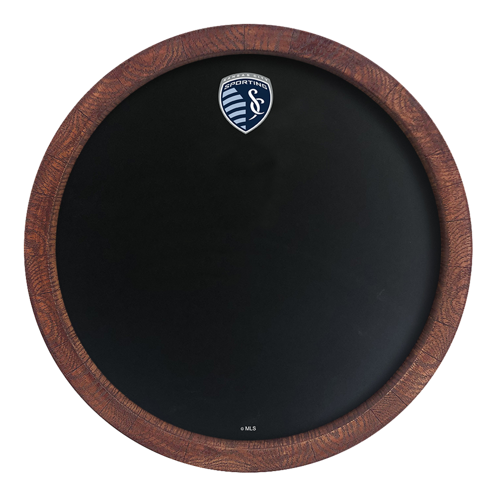 Sporting Kansas City: Chalkboard "Faux" Barrel Top Sign  