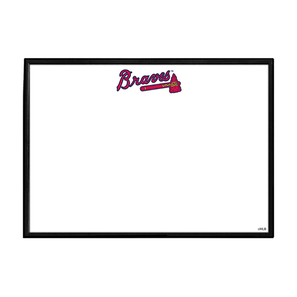 Atlanta Braves Framed Dry Erase Wall Sign  