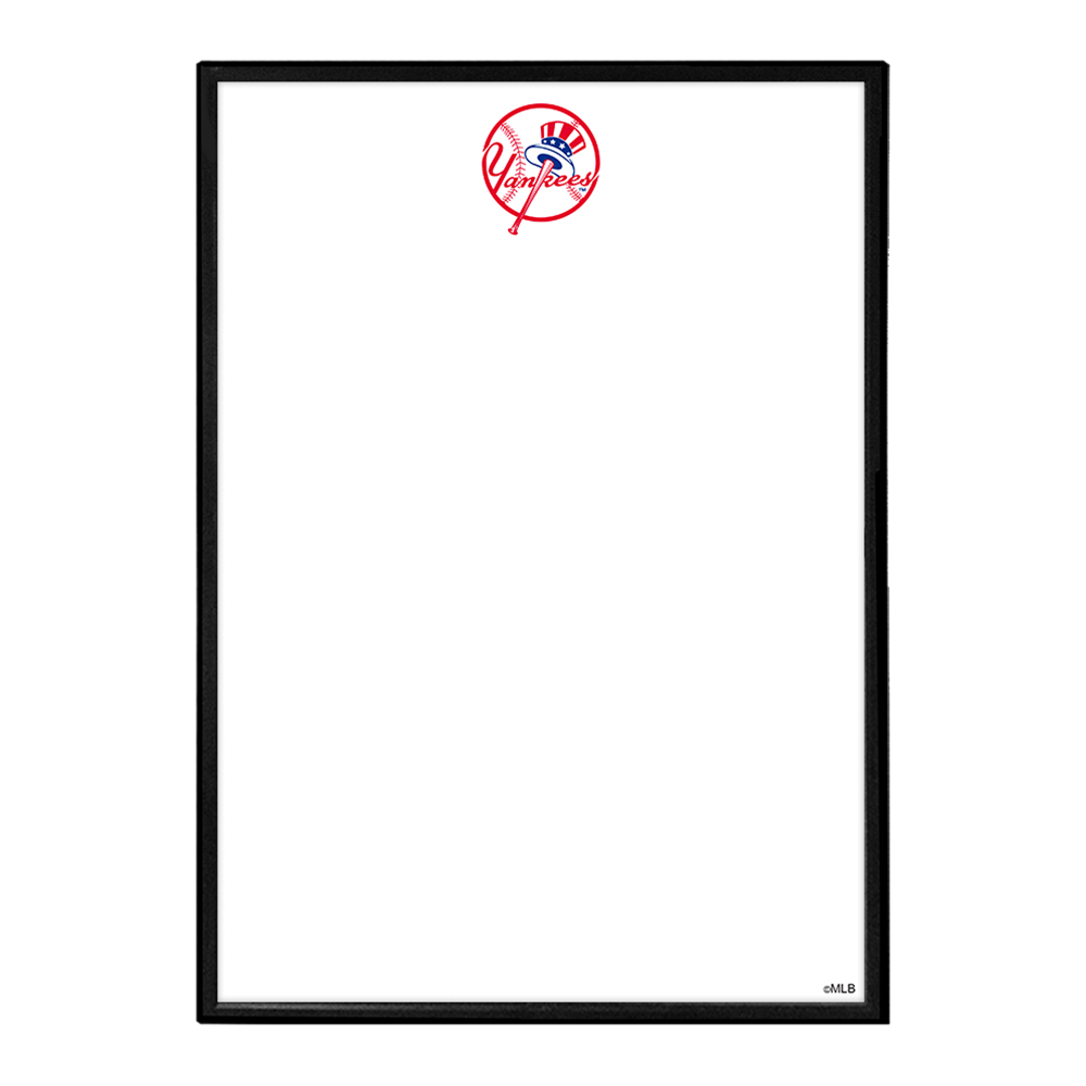 New York Yankees Framed Dry Erase Wall Sign  
