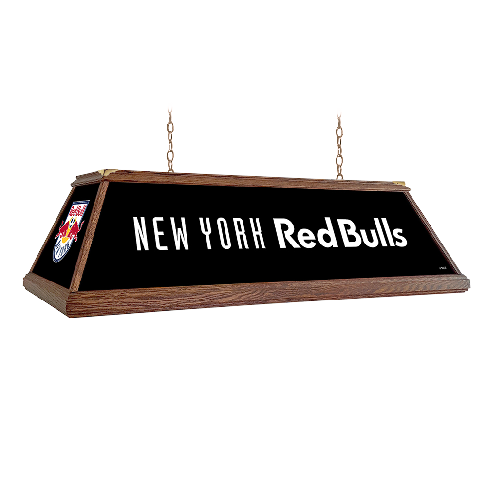 New York Red Bulls: Premium Wood Pool Table Light  