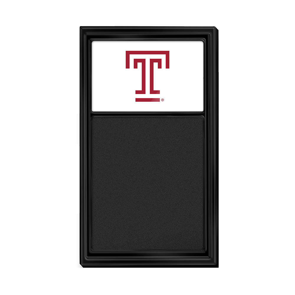 Temple Owls Chalk Note Board