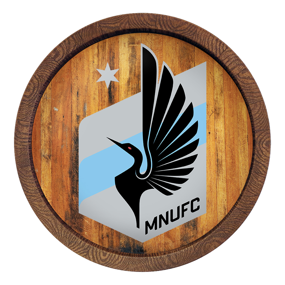 Minnesota United FC: "Faux" Barrel Top Sign  