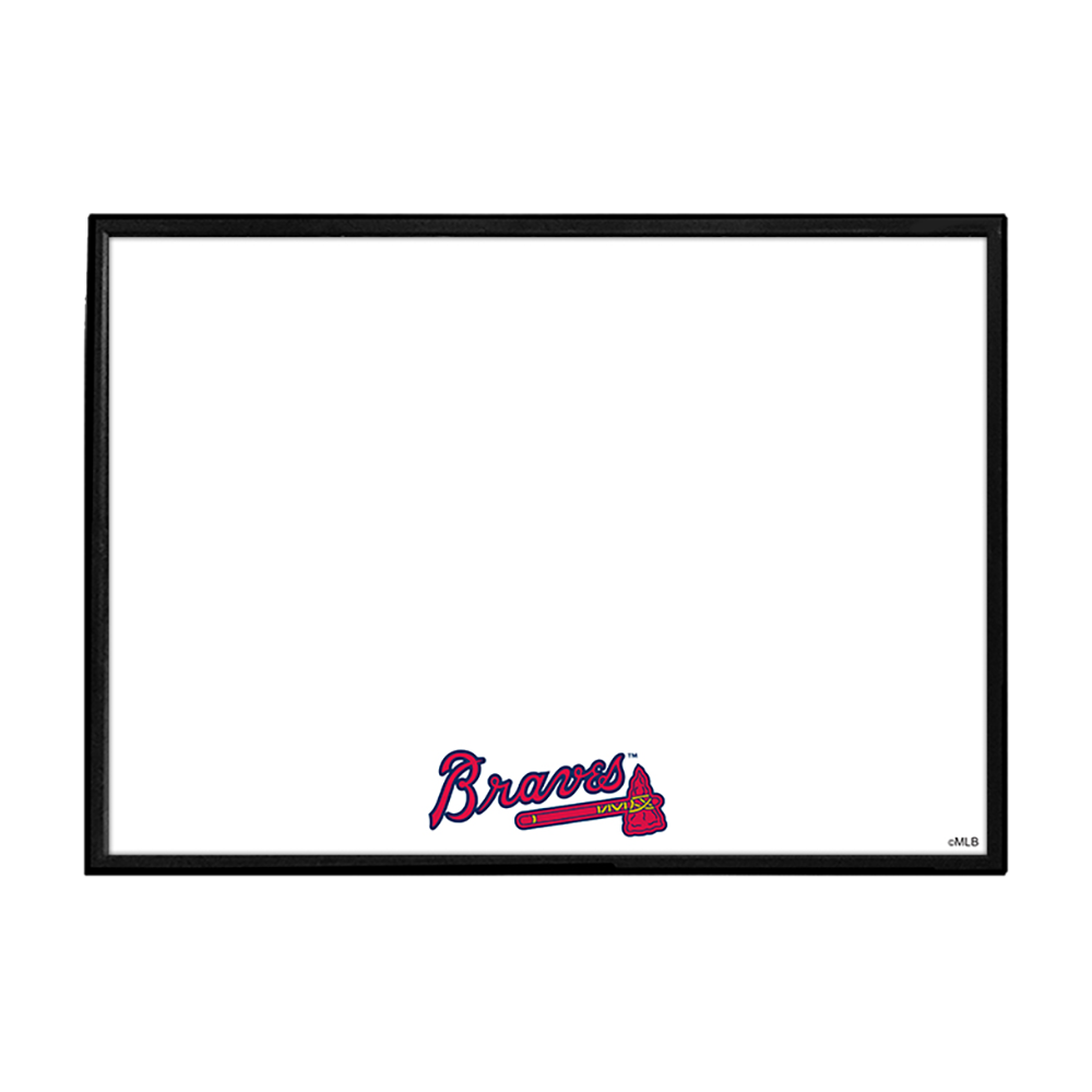 Atlanta Braves Framed Dry Erase Wall Sign  