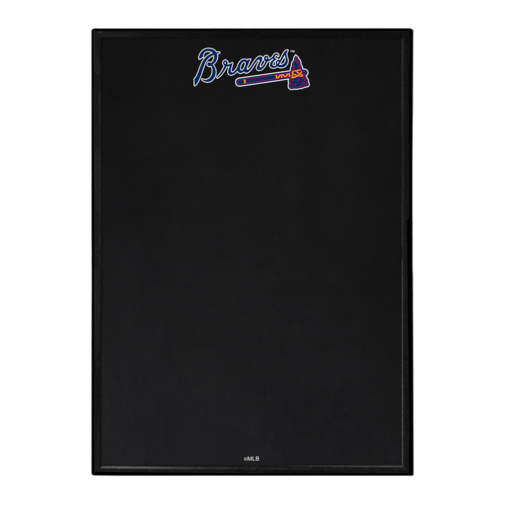 Atlanta Braves Framed Chalkboard  
