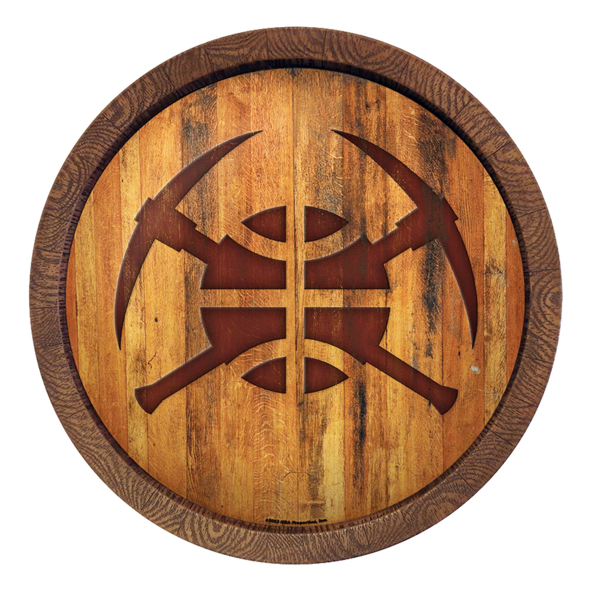 Denver Nuggets: Logo - "Faux" Barrel Top Sign    