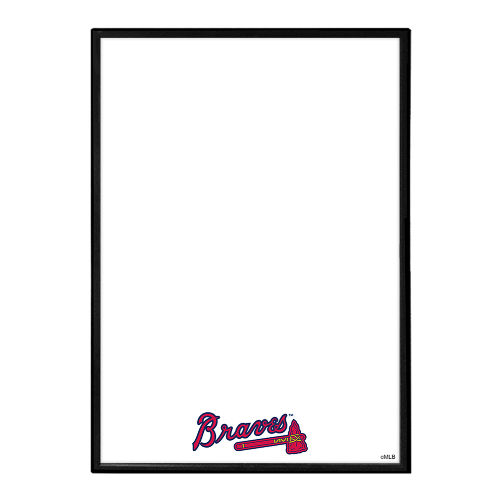 Atlanta Braves Framed Dry Erase Wall Sign  