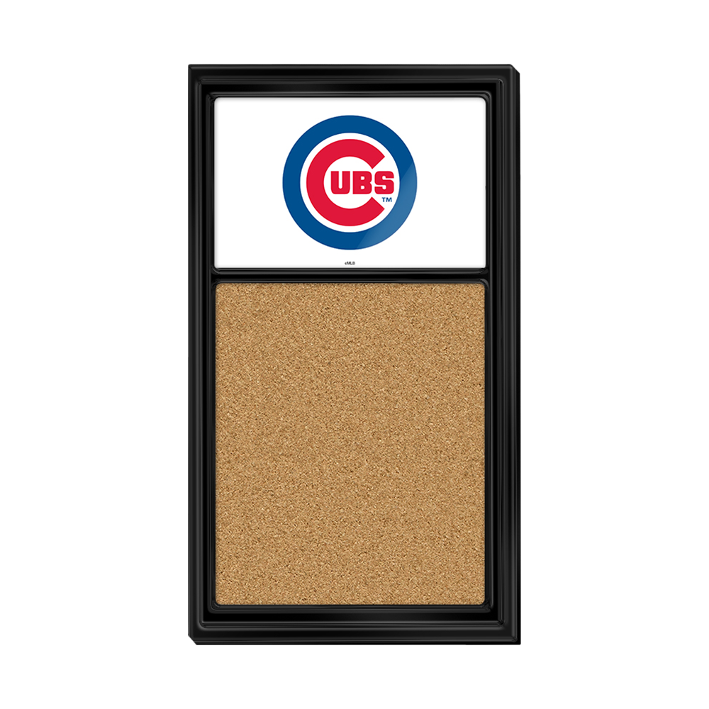 Chicago Cubs Cork Note Board  