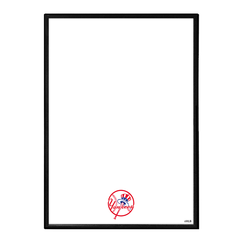 New York Yankees Framed Dry Erase Wall Sign  