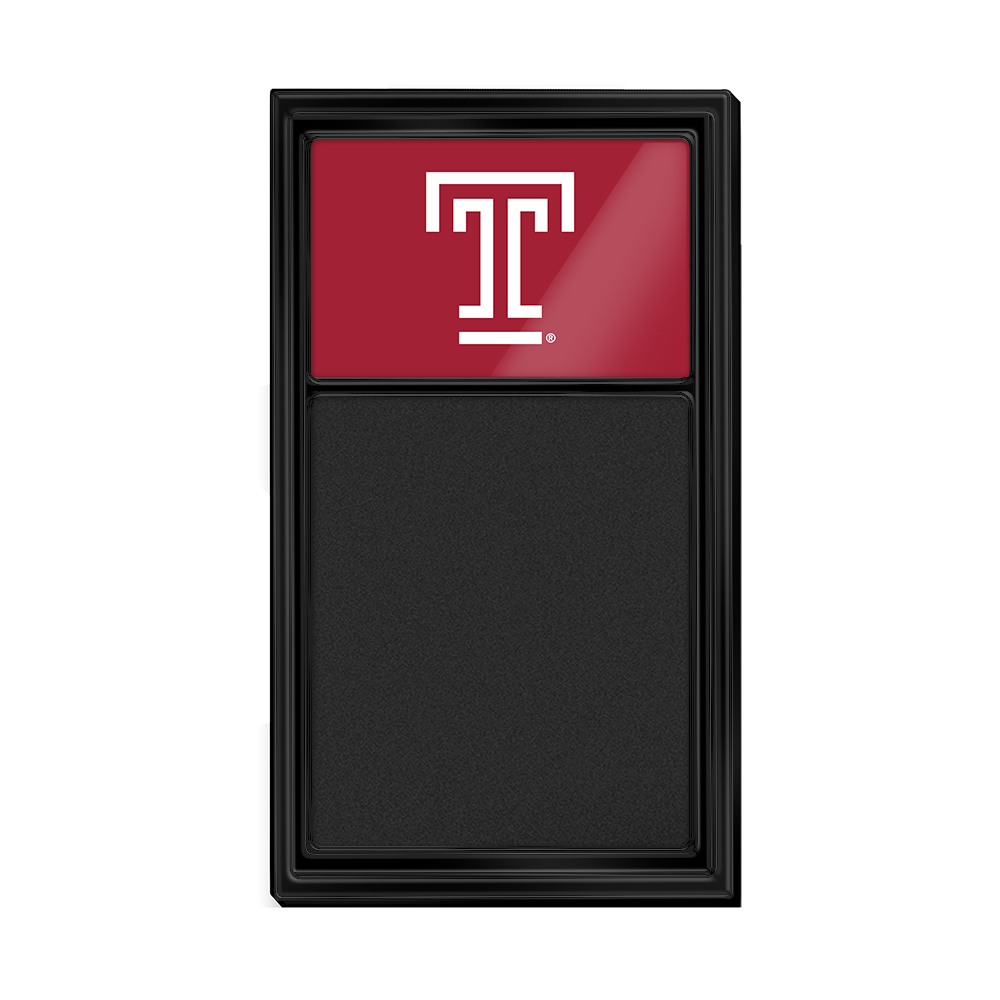 Temple Owls Chalk Note Board