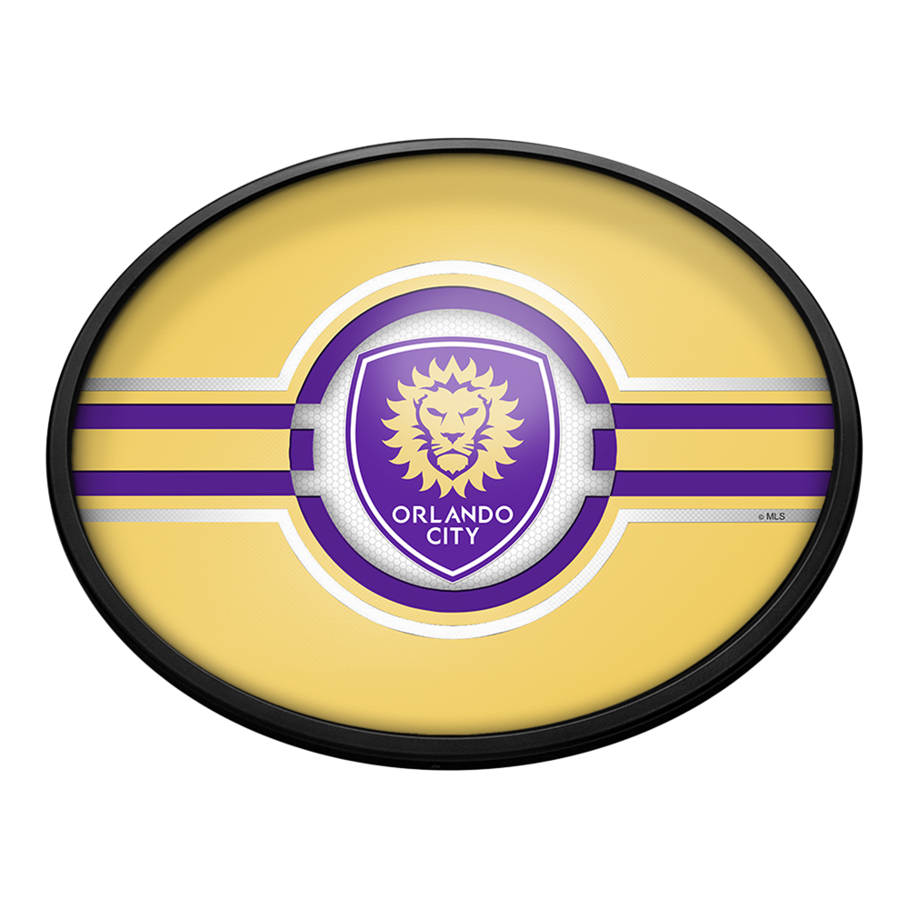 Orlando City: Oval Slimline Lighted Wall Sign