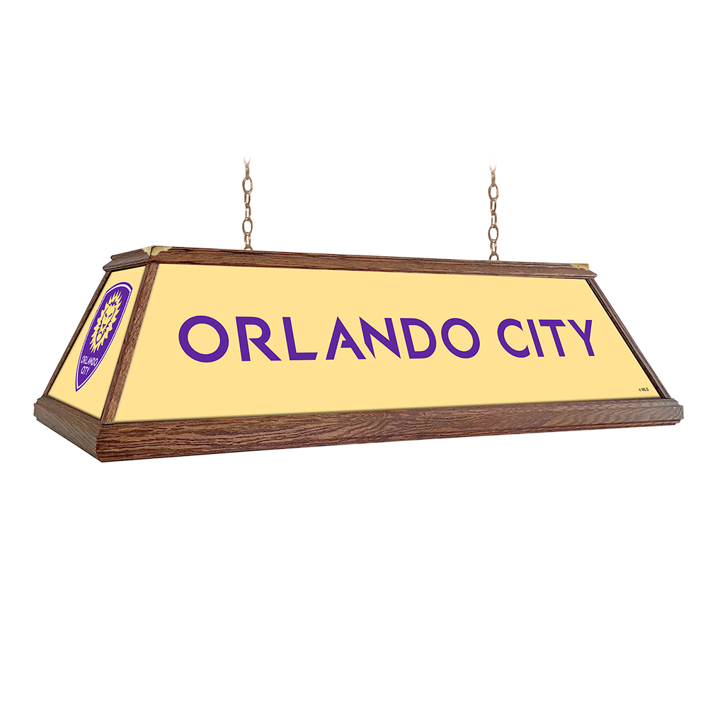 Orlando City: Premium Wood Pool Table Light  