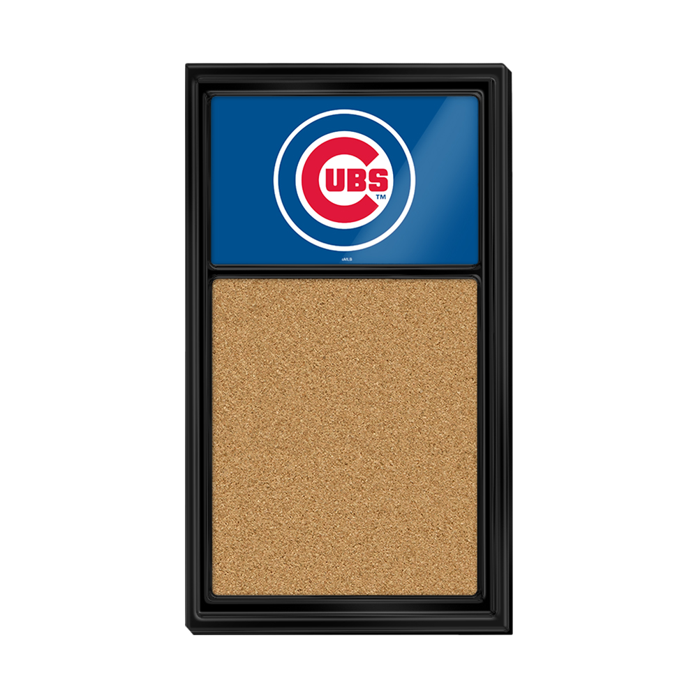 Chicago Cubs Cork Note Board  