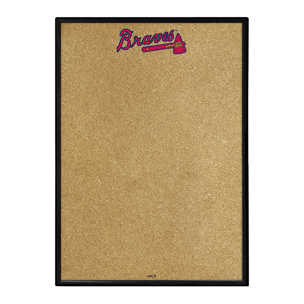 Atlanta Braves Framed Corkboard  
