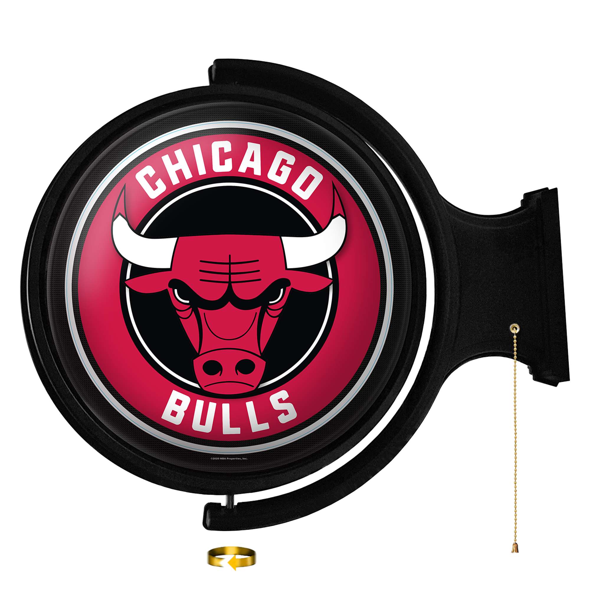 Chicago Bulls: Original Round Rotating Lighted Wall Sign