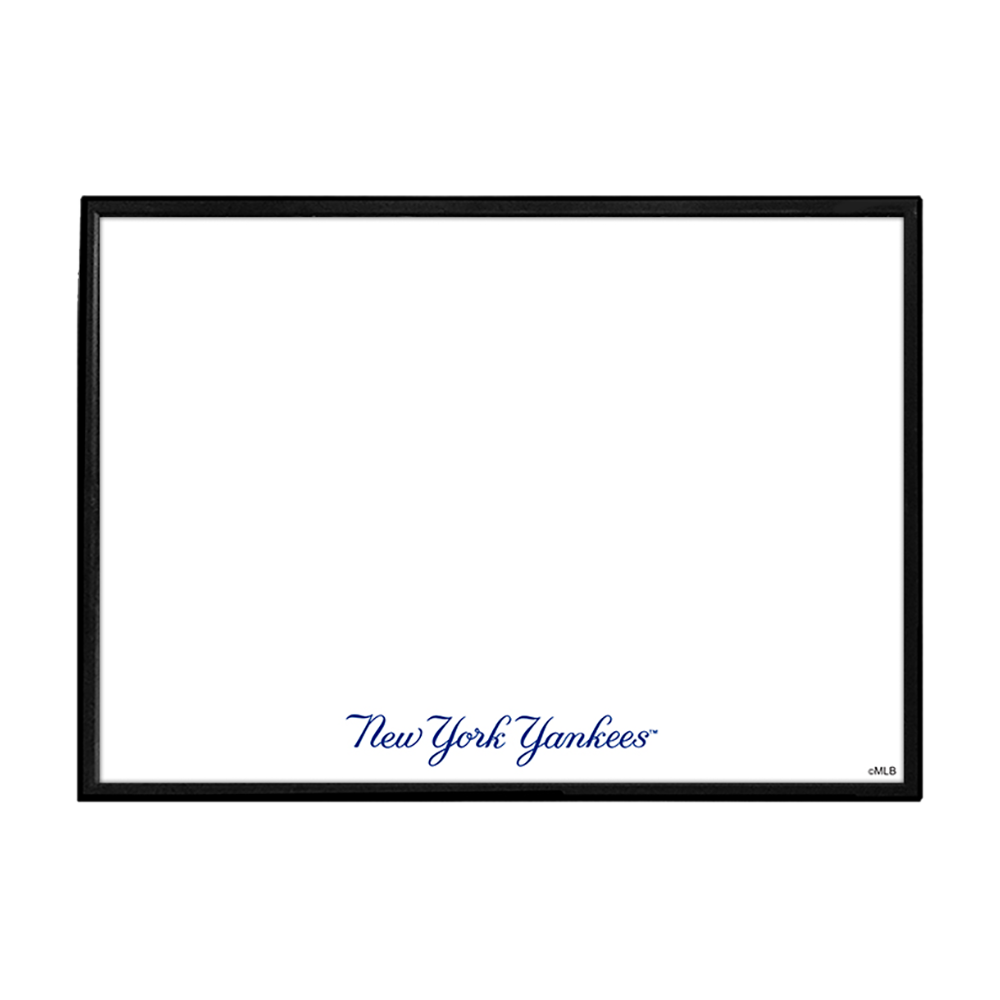 New York Yankees Wordmark - Framed Dry Erase Wall Sign  