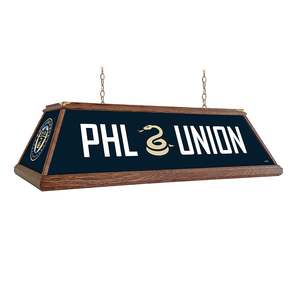 Philadelphia Union: Premium Wood Pool Table Light  