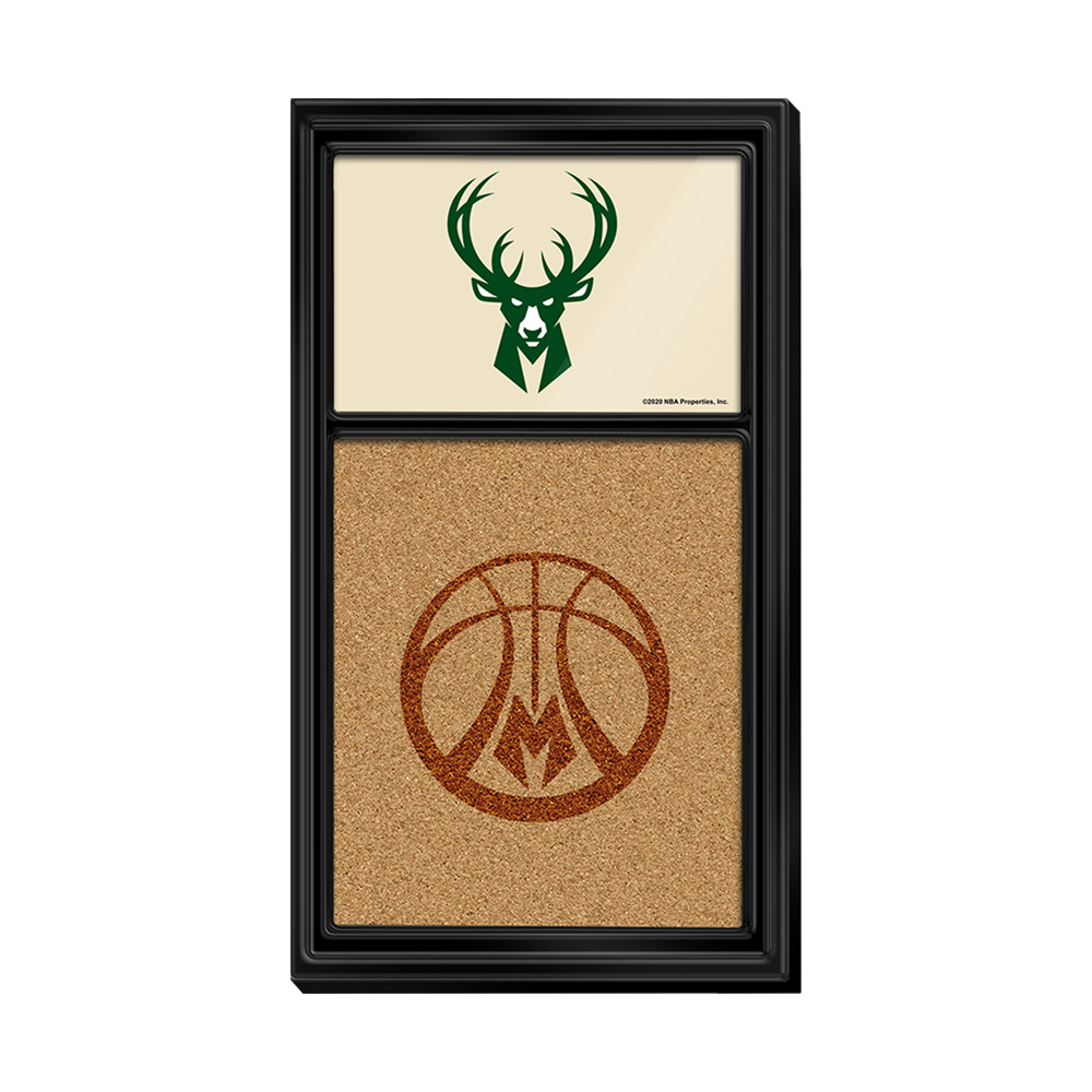 Milwaukee Bucks: Buck - Cork Note Board