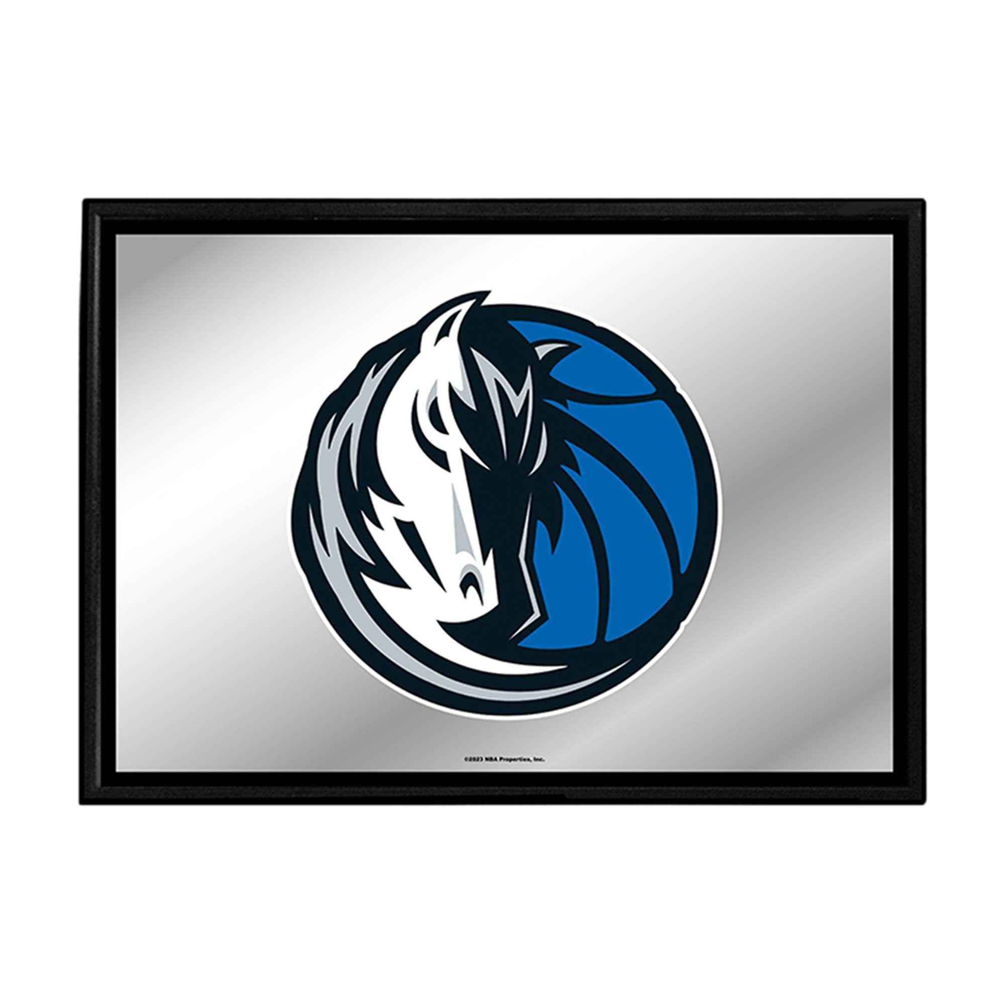 Dallas Mavericks: Framed Mirrored Wall Sign