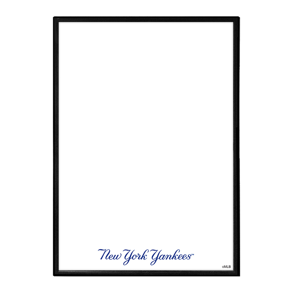 New York Yankees Wordmark - Framed Dry Erase Wall Sign  
