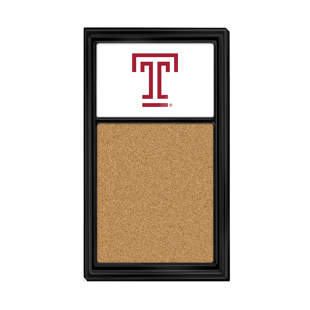 Temple Owls Cork Note Board