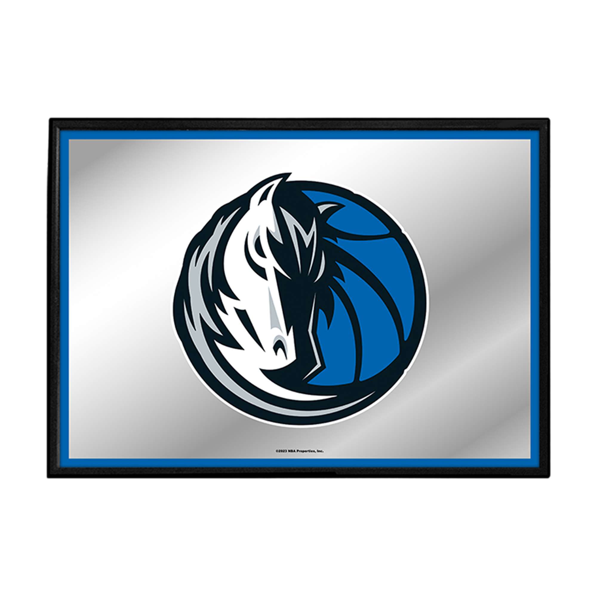 Dallas Mavericks: Framed Mirrored Wall Sign