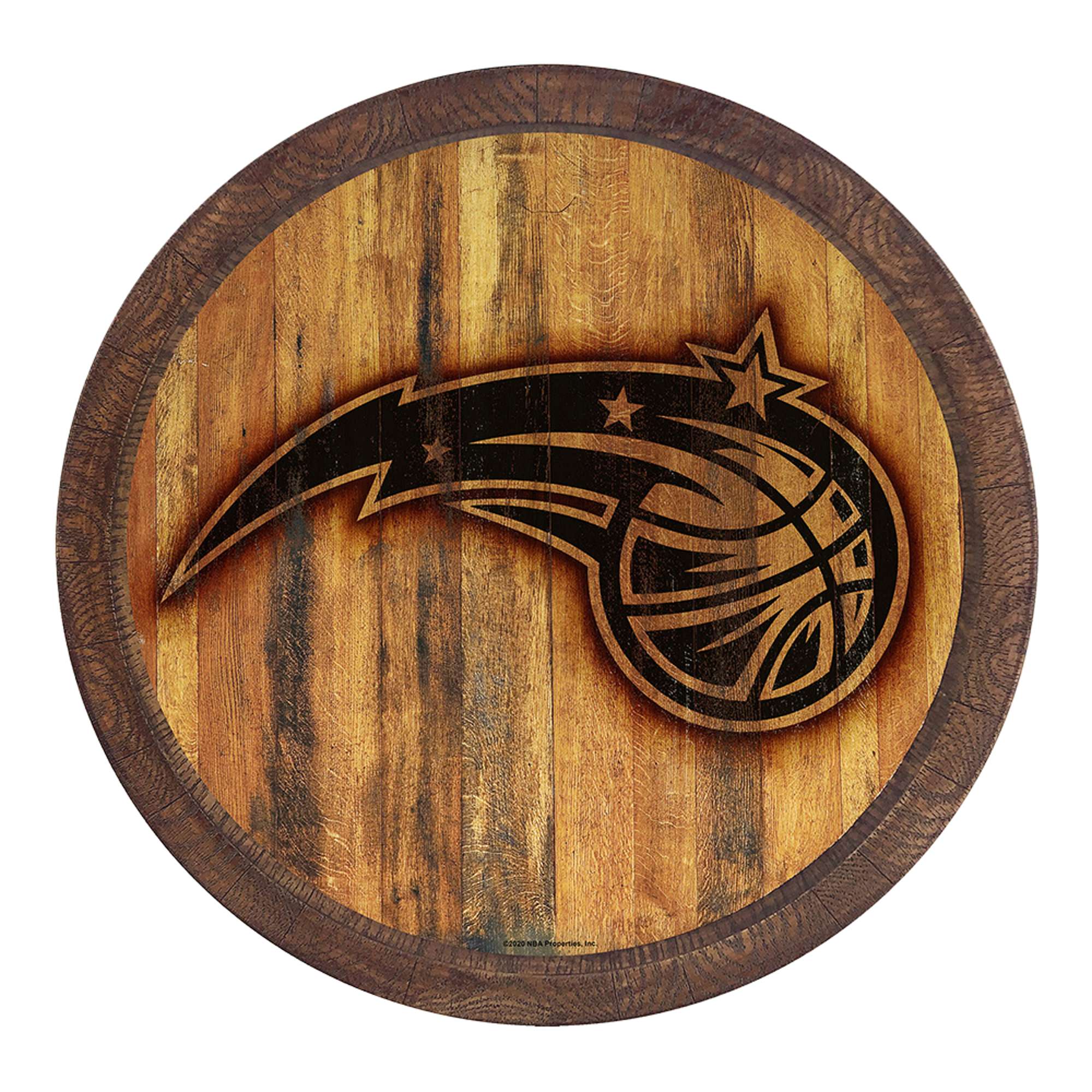 Orlando Magic: "Faux" Barrel Top Sign  