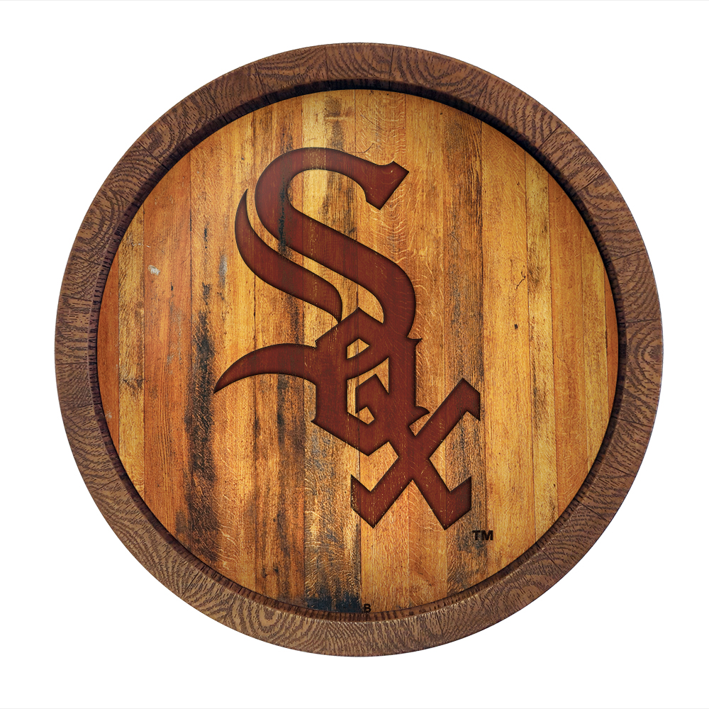 Chicago White Sox: Branded "Faux" Barrel Top Sign   