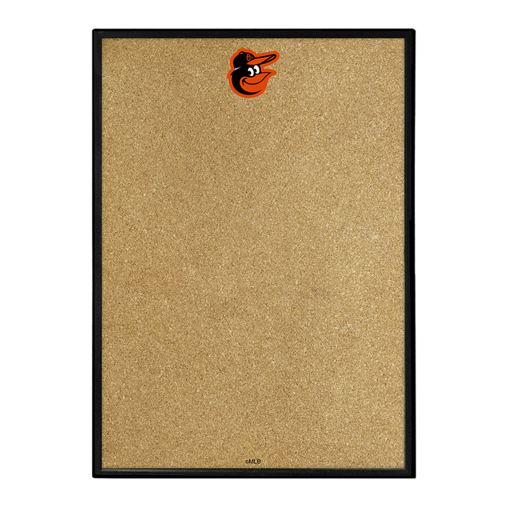 Baltimore Orioles Logo - Framed Corkboard  