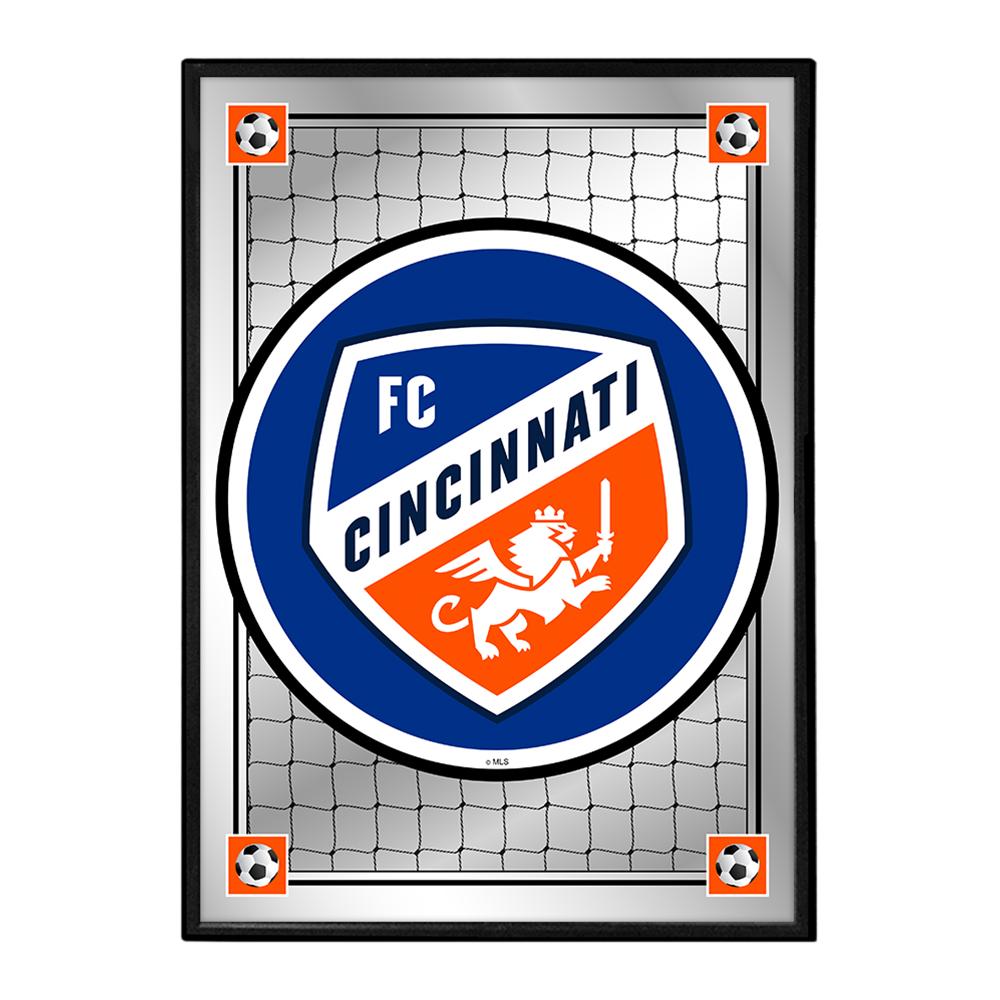 FC Cincinnati: Team Spirit - Framed Mirrored Wall Sign  