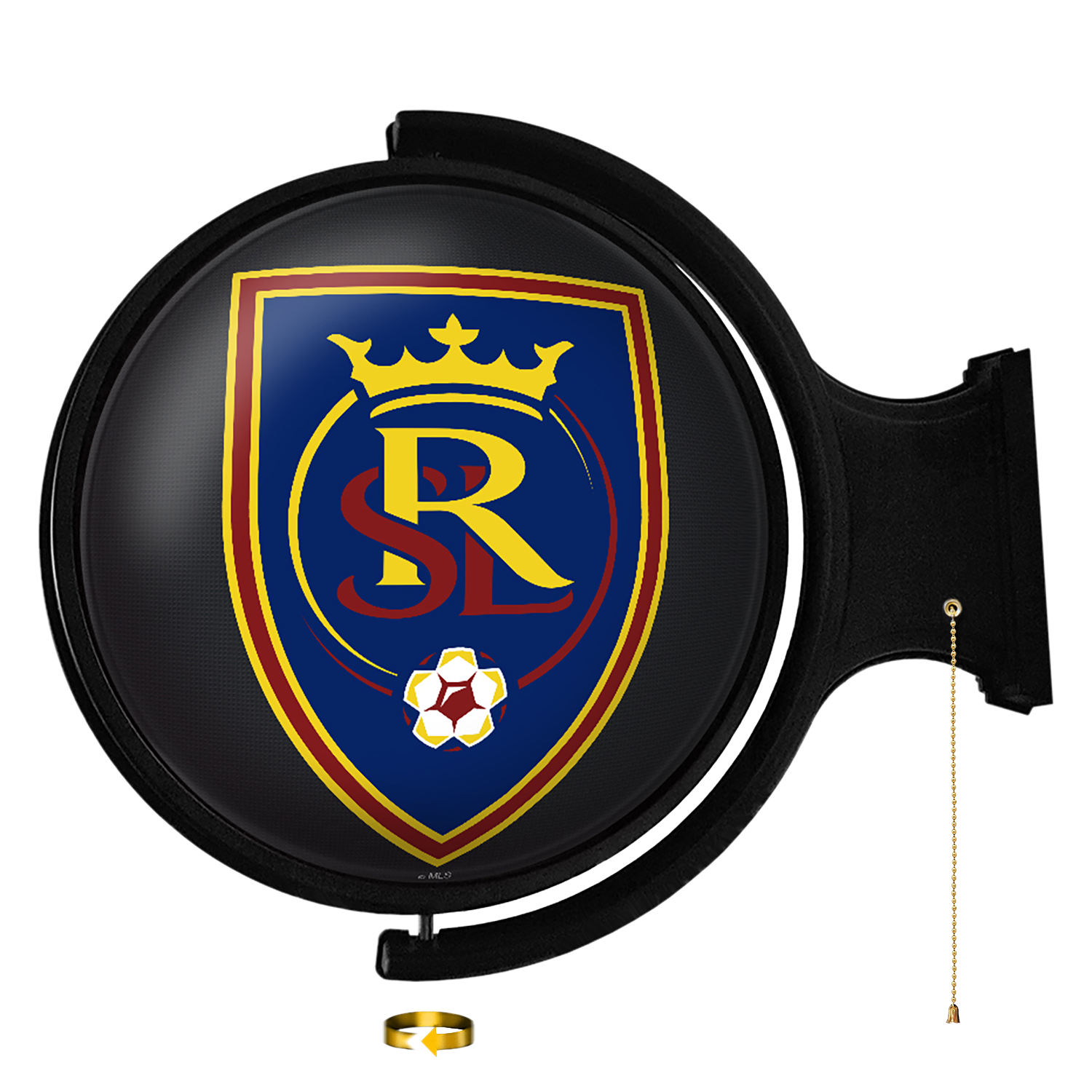Real Salt Lake: Original Round Rotating Lighted Wall Sign
