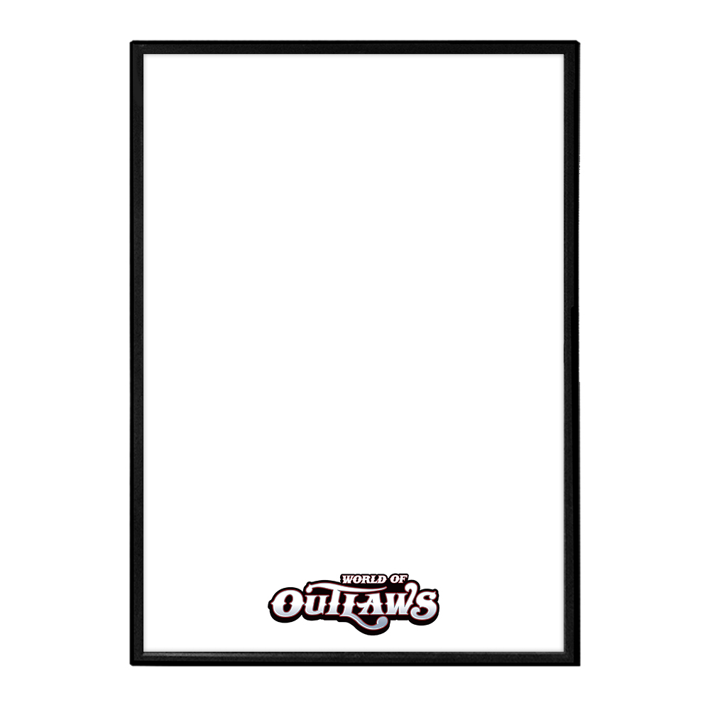 World of Outlaws: Framed Dry Erase Wall Sign