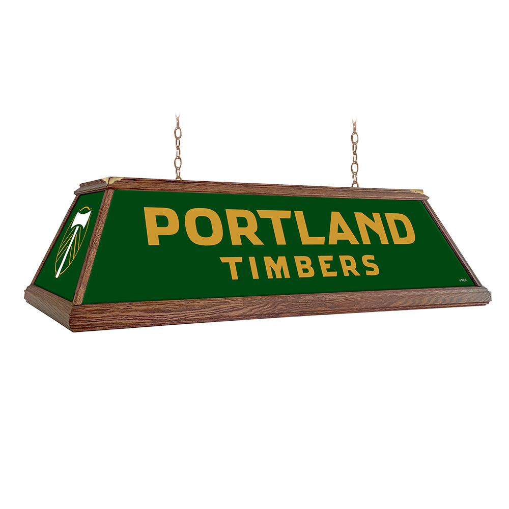 Portland Timbers: Premium Wood Pool Table Light  