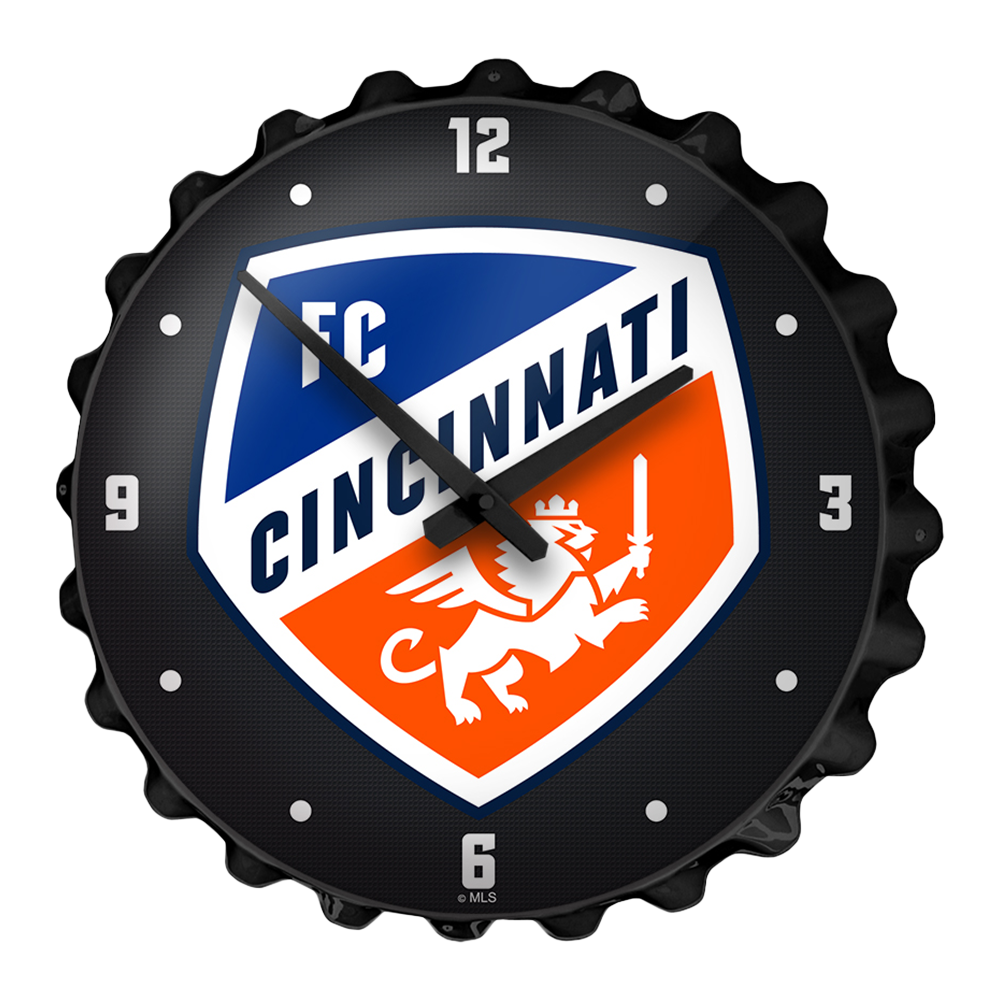 FC Cincinnati: Bottle Cap Wall Clock