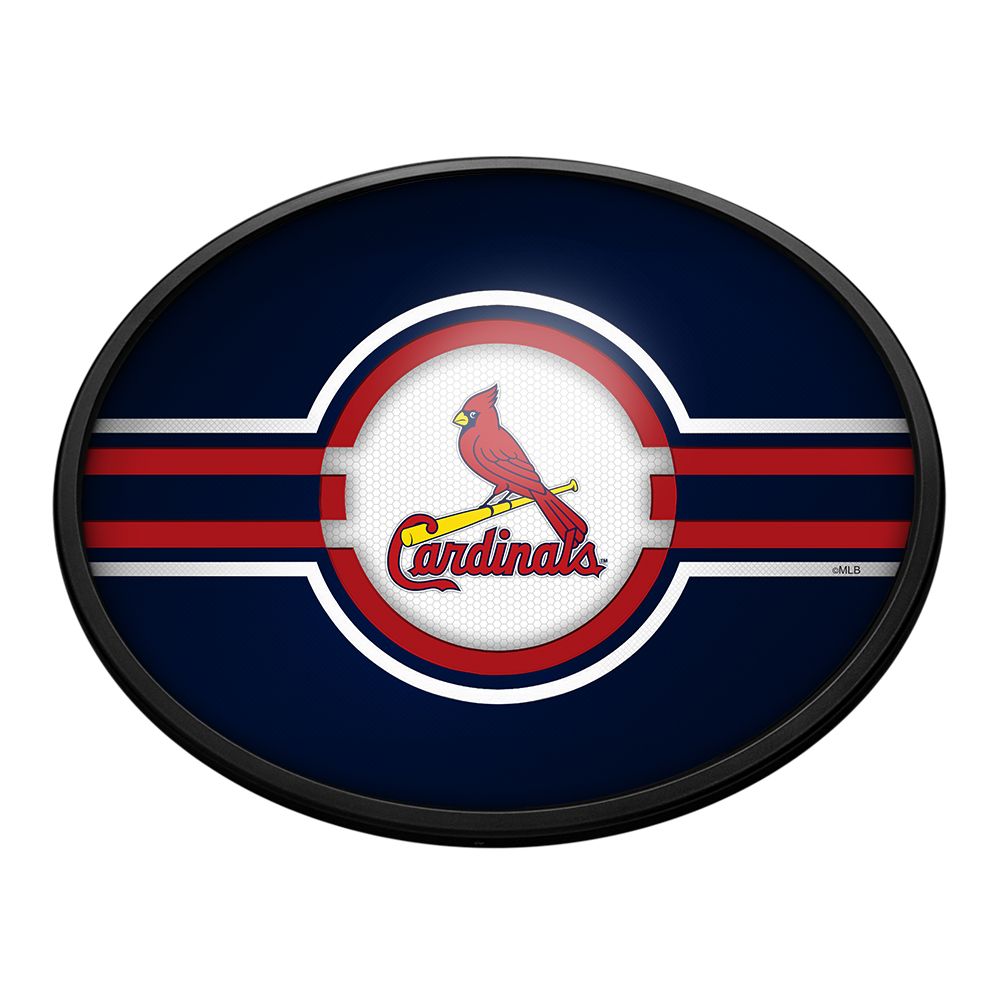 St. Louis Cardinals: Oval Slimline Lighted Wall Sign