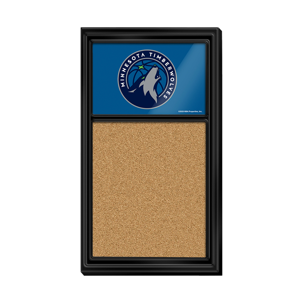Minnesota Timberwolves: Cork Note Board